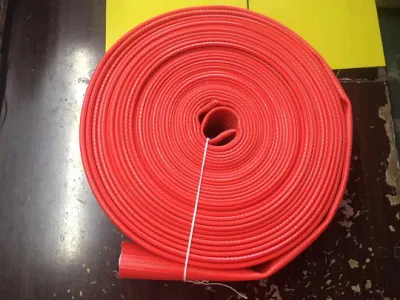 Tubo de PVC de manguera flexible para rociadores contra incendios de lona de 1 pulgada